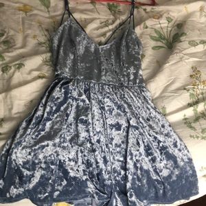 Urban Outfitters LA Hearts Velour Romper